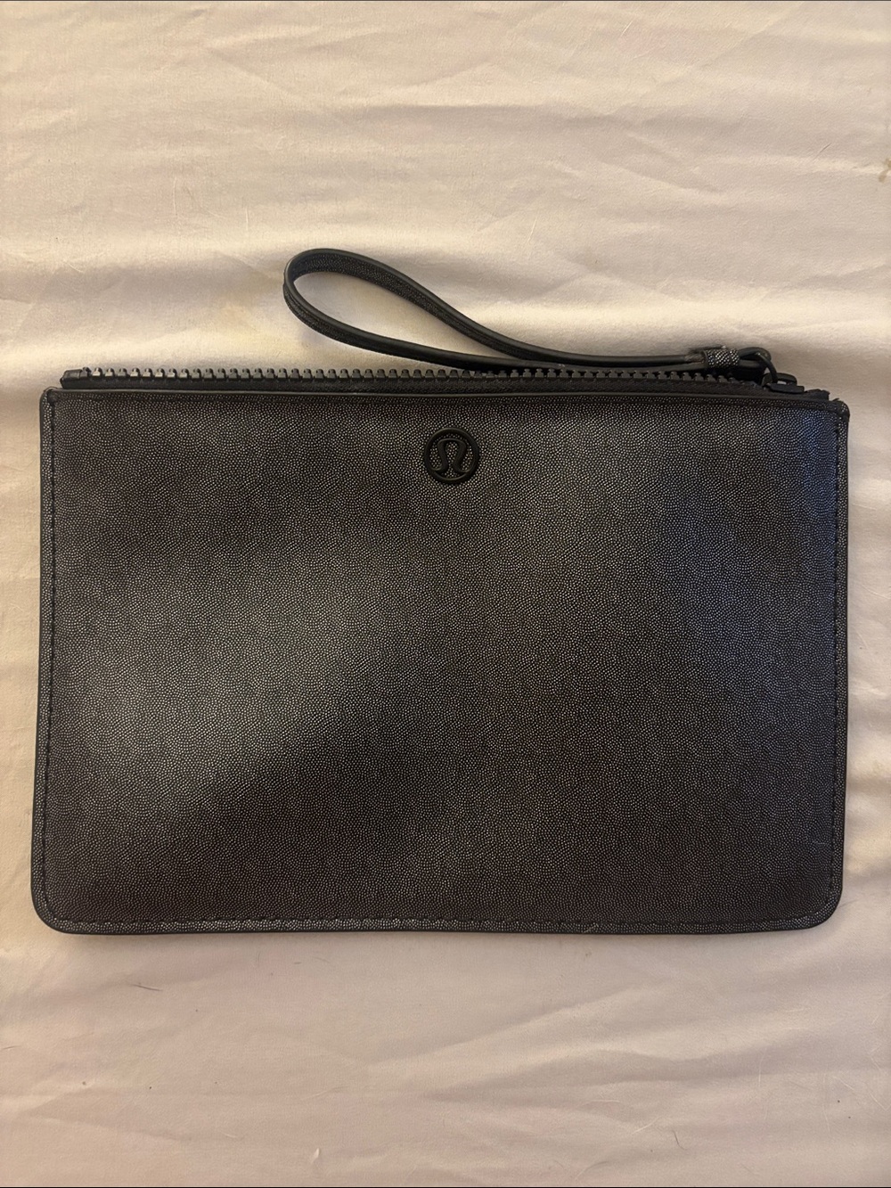 lululemon athletica Men's Black Wristlet Pouch